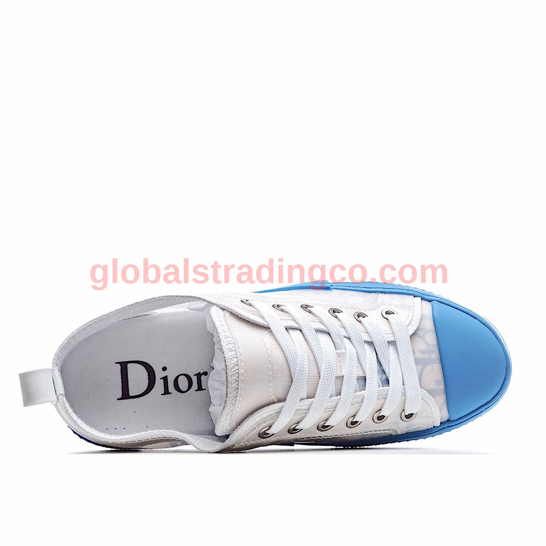 Dior B23 Oblique Slip-on Low Top Sneakers Sheer Print Sneakers